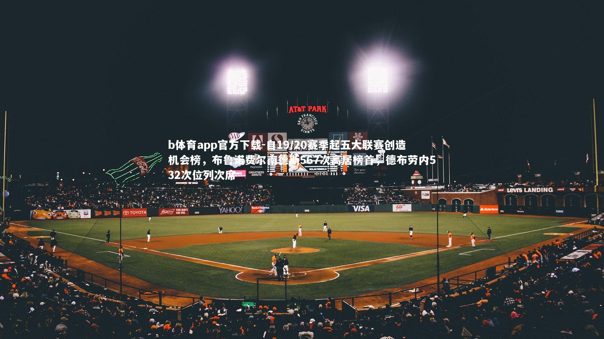 自19/20赛季起五大联赛创造机会榜，布鲁诺费尔南德斯567次高居榜首，德布劳内532次位列次席